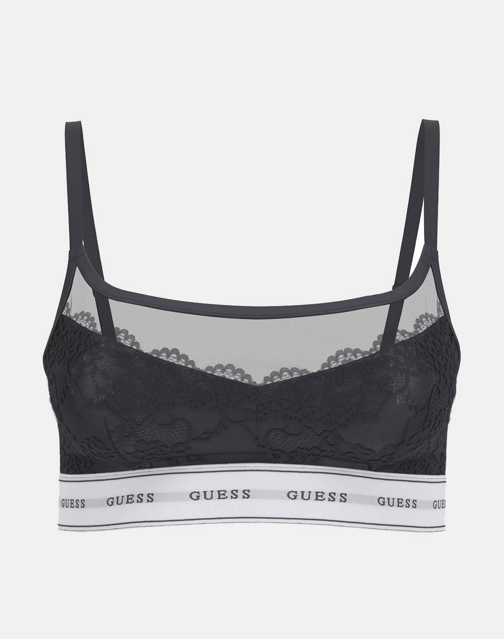 GUESS BELLE BRALETTE SOFT - DAILY LACE БЕЛЬО W