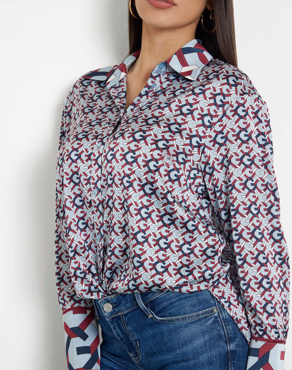 GUESS LS ALEXANDRA SHIRT ДАМСКА РИЗА