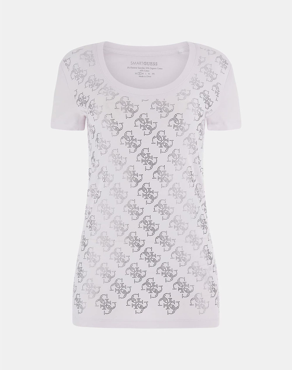 GUESS SS CN 4G ALLOVER TEE WOMENS T-SHIRT