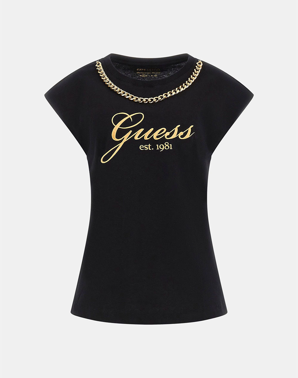 GUESS SS CN CRYSTAL LOGO TEE ДАМСКА ТЕНИСКА