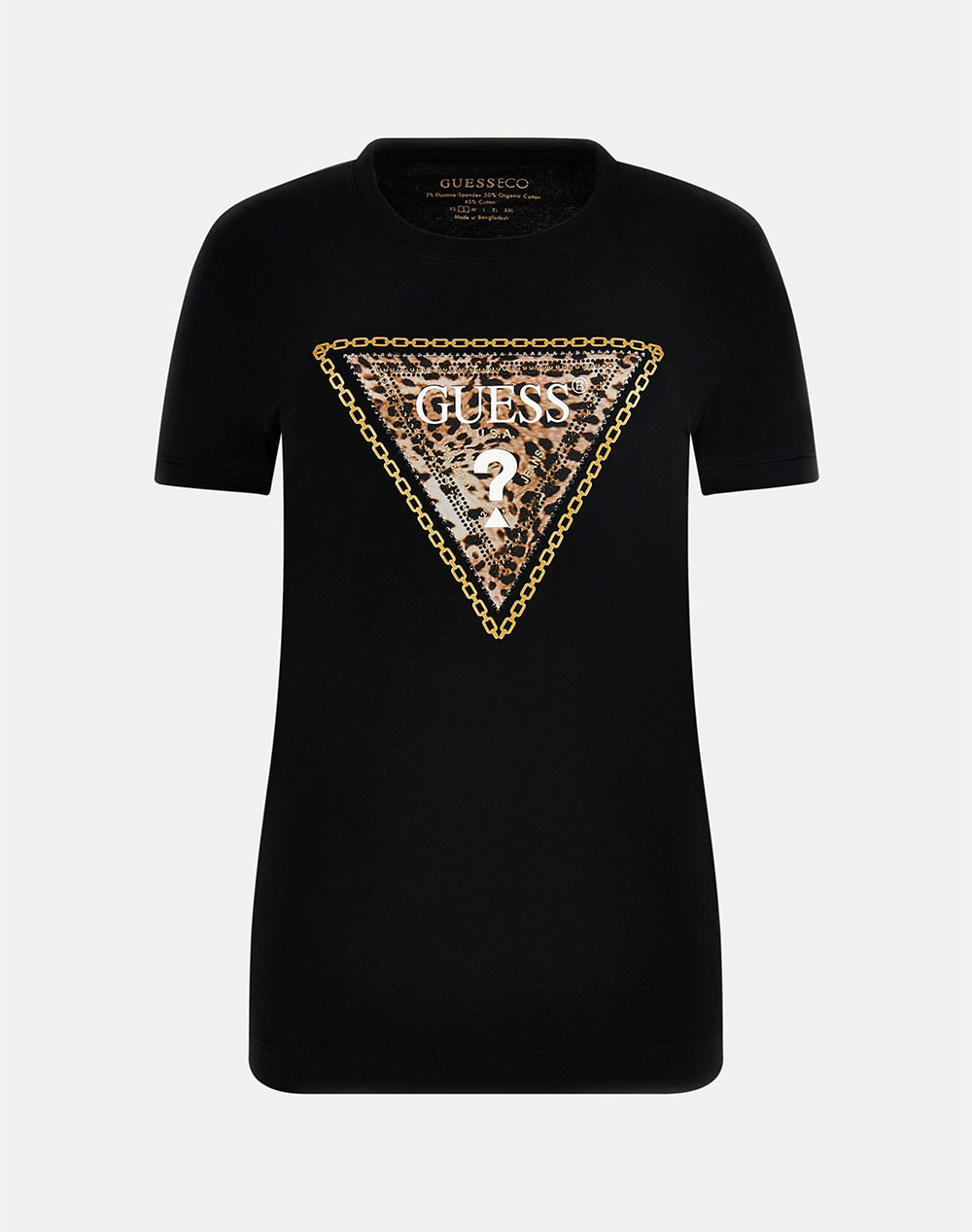 GUESS SS CN TRIANGLE LEO TEE WOMENS T-SHIRT