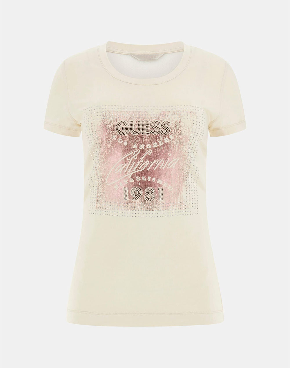 GUESS SS CN G LOGO TEE WOMENS T-SHIRT