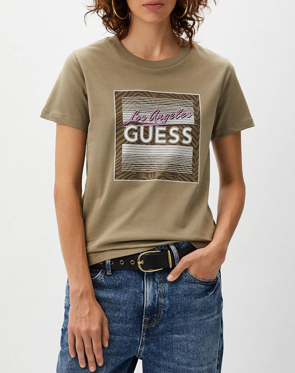 GUESS SS CN BOXY LOGO TEEWOMENS SWEATSHIRT