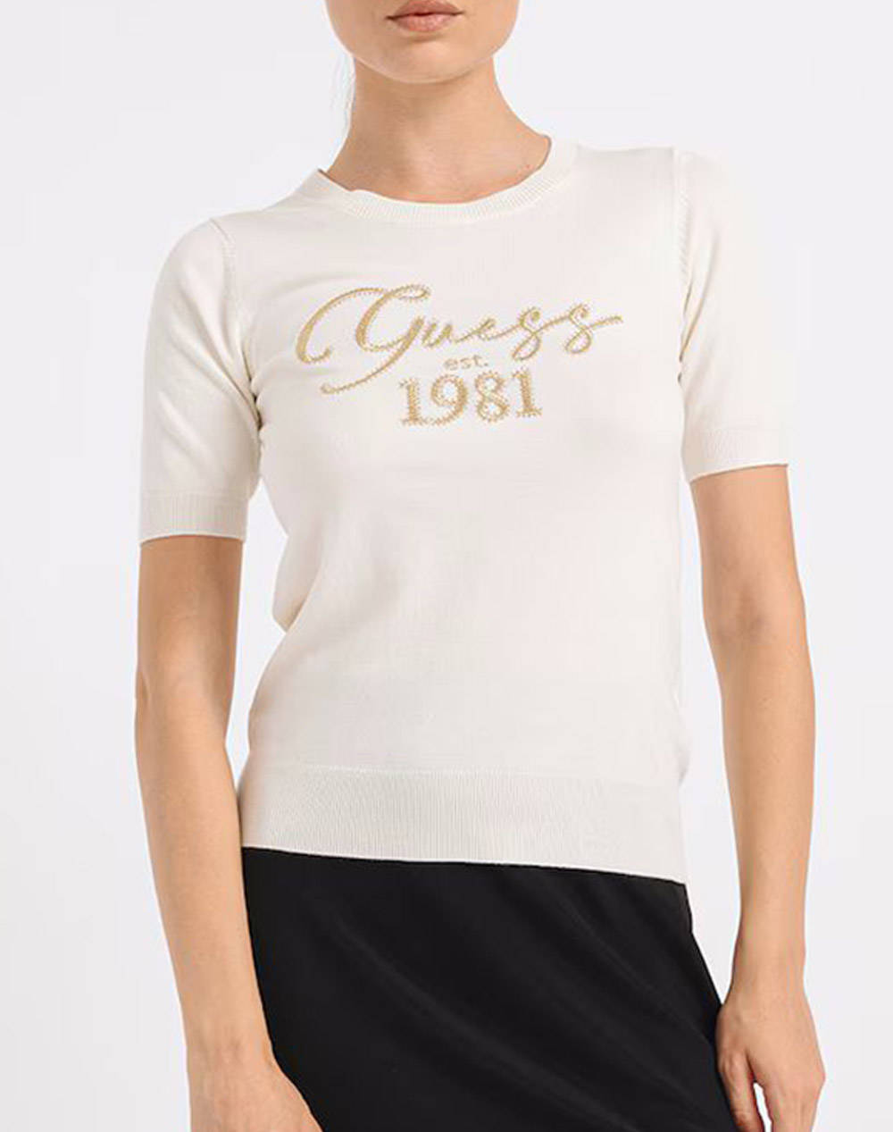 GUESS PALOMA LOGO RN SS SWTR Дамска теникса