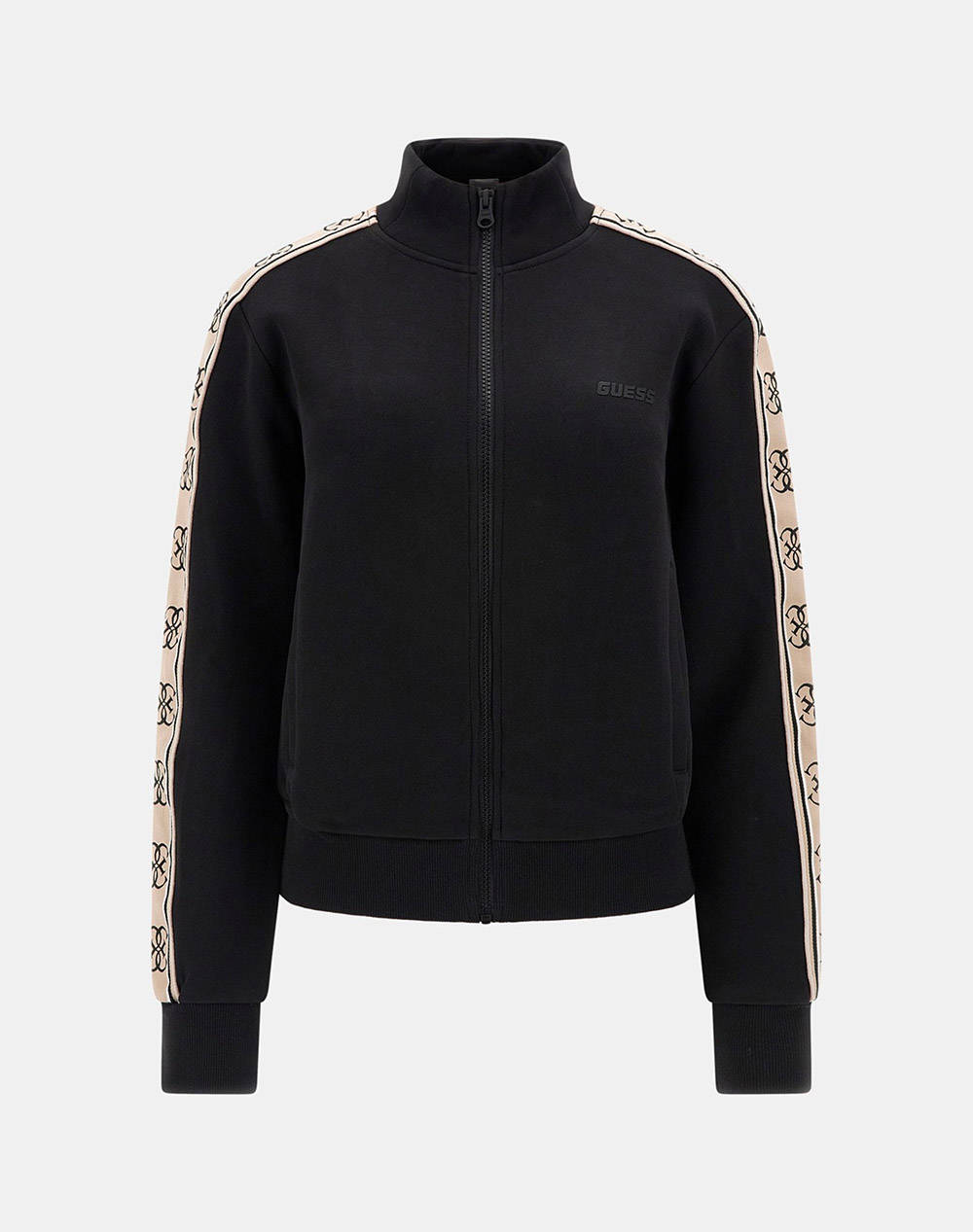 GUESS BRITNEY FULL ZIP SWE - RECYCLED PUNTO MILANO 300 SWEATSHIRTS W