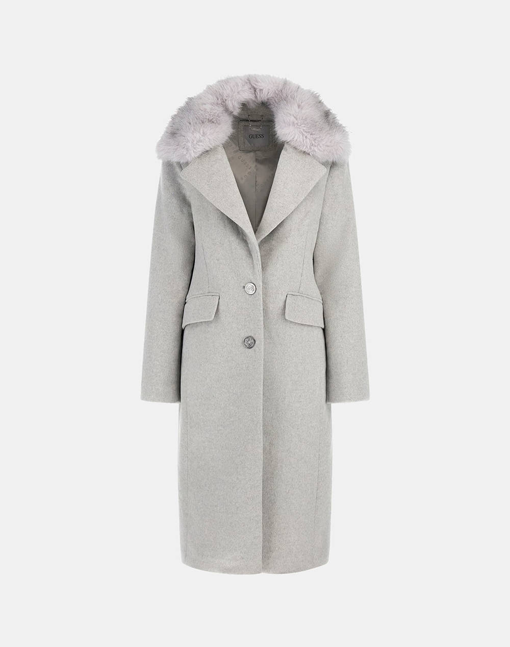 GUESS NANCY FIT COAT FAUX ДАМСКО ПАЛТО