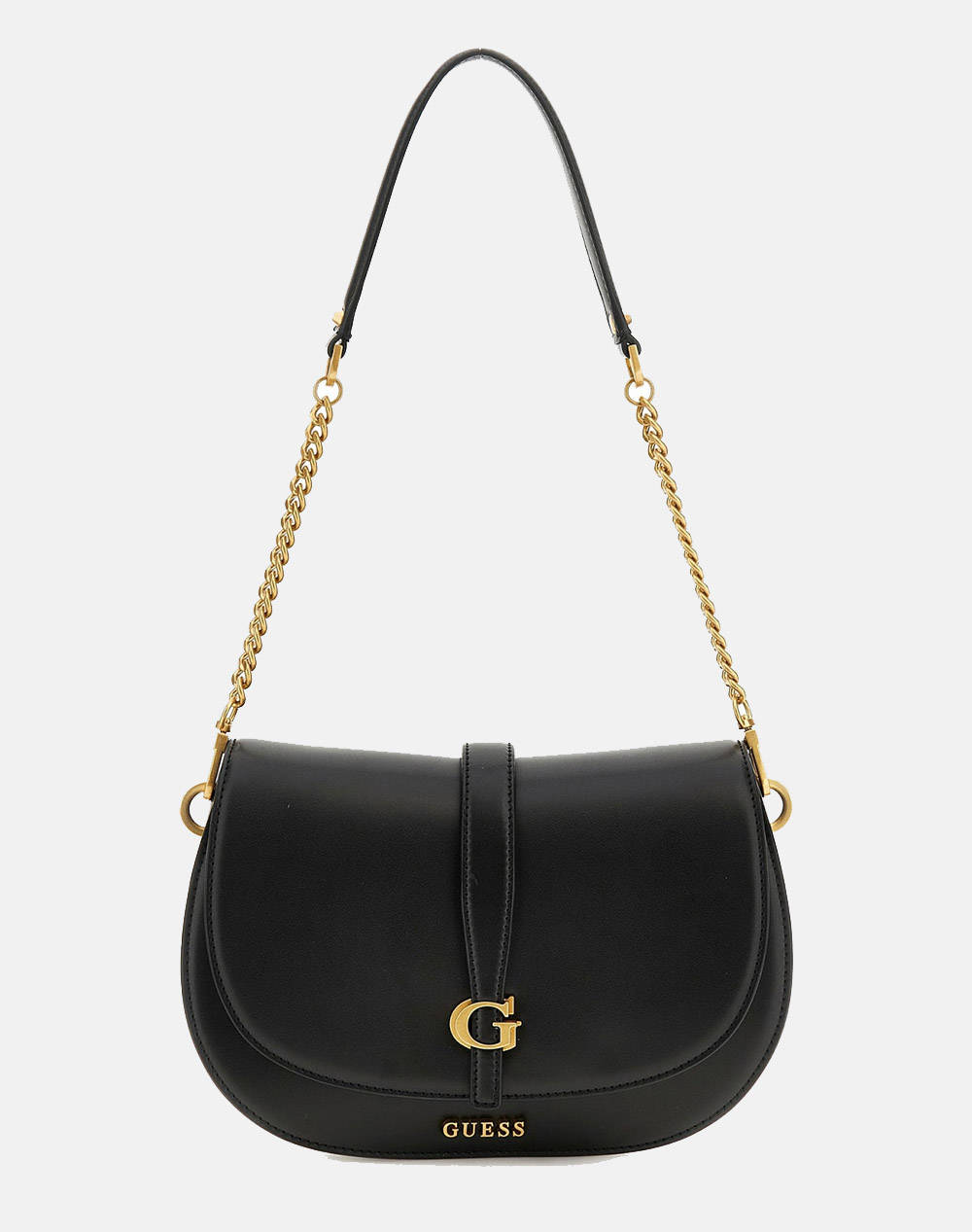 GUESS KUBA TRI CMPT FLAP SHLDR BAG ДАМСКА ЧАНТА (Размери: 27 x 17 x 7 см)