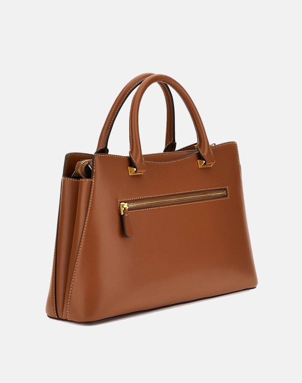 GUESS KUBA TRI COMPARTMENT SATCHEL ДАМСКА ЧАНТА (Размери: 34 x 10 x 21 см.)