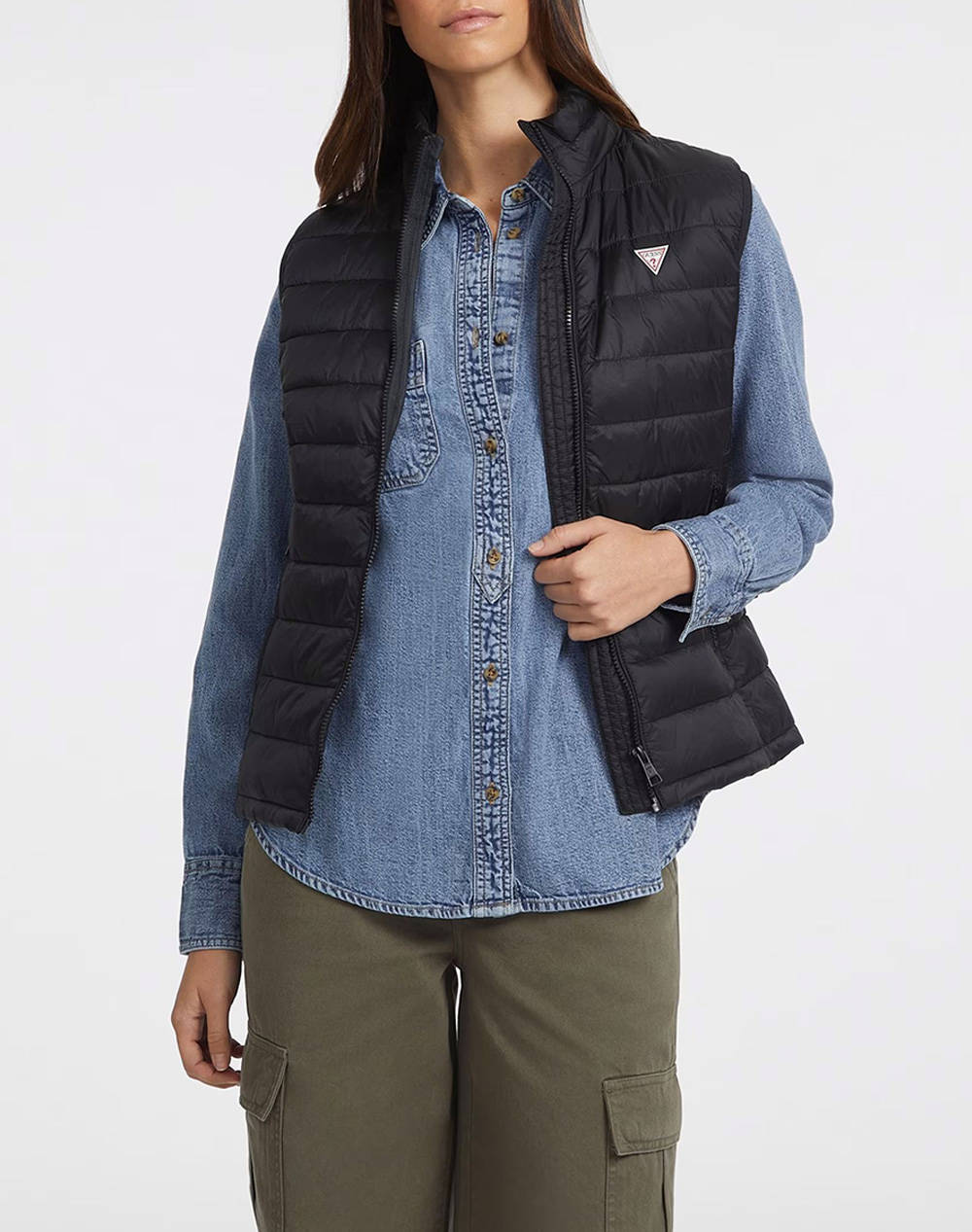 GUESS JEANS GJ PUFFER VEST ДАМСКИ ЕЛЕК