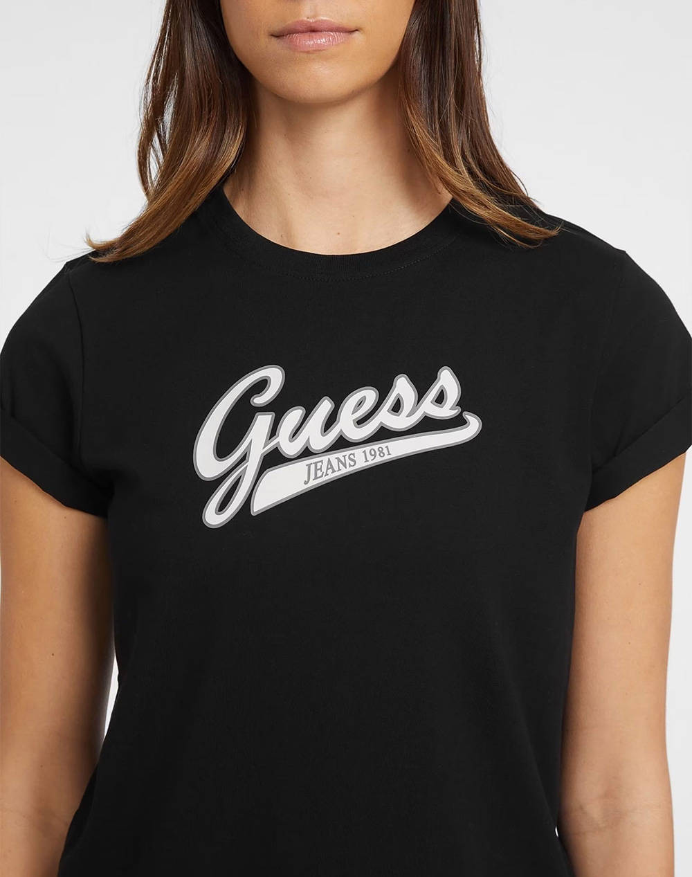 GUESS JEANS GJ SS CN REG SCRIPT TEE WOMENS T-SHIRT