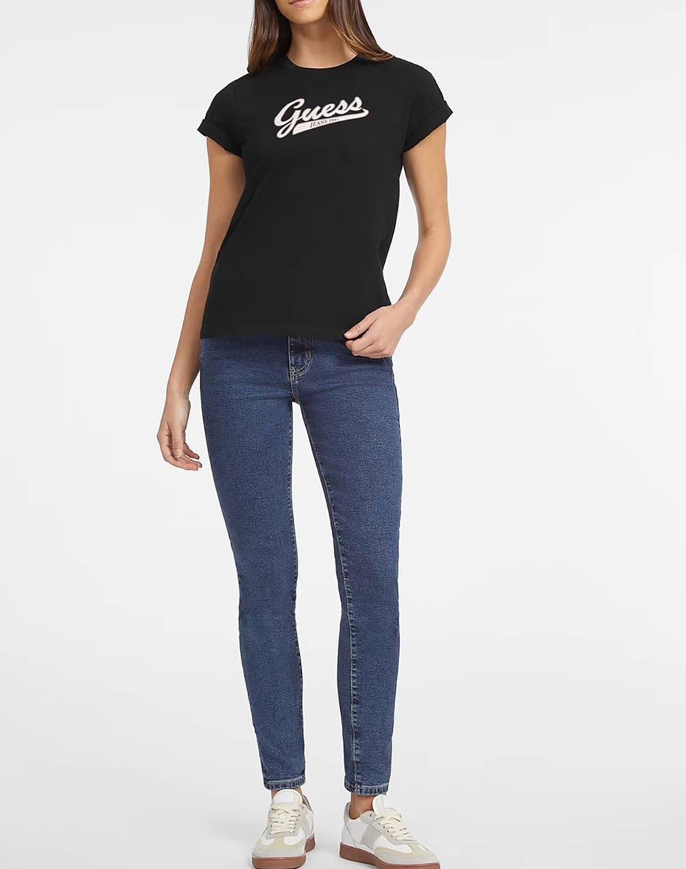 GUESS JEANS GJ SS CN REG SCRIPT TEE WOMENS T-SHIRT