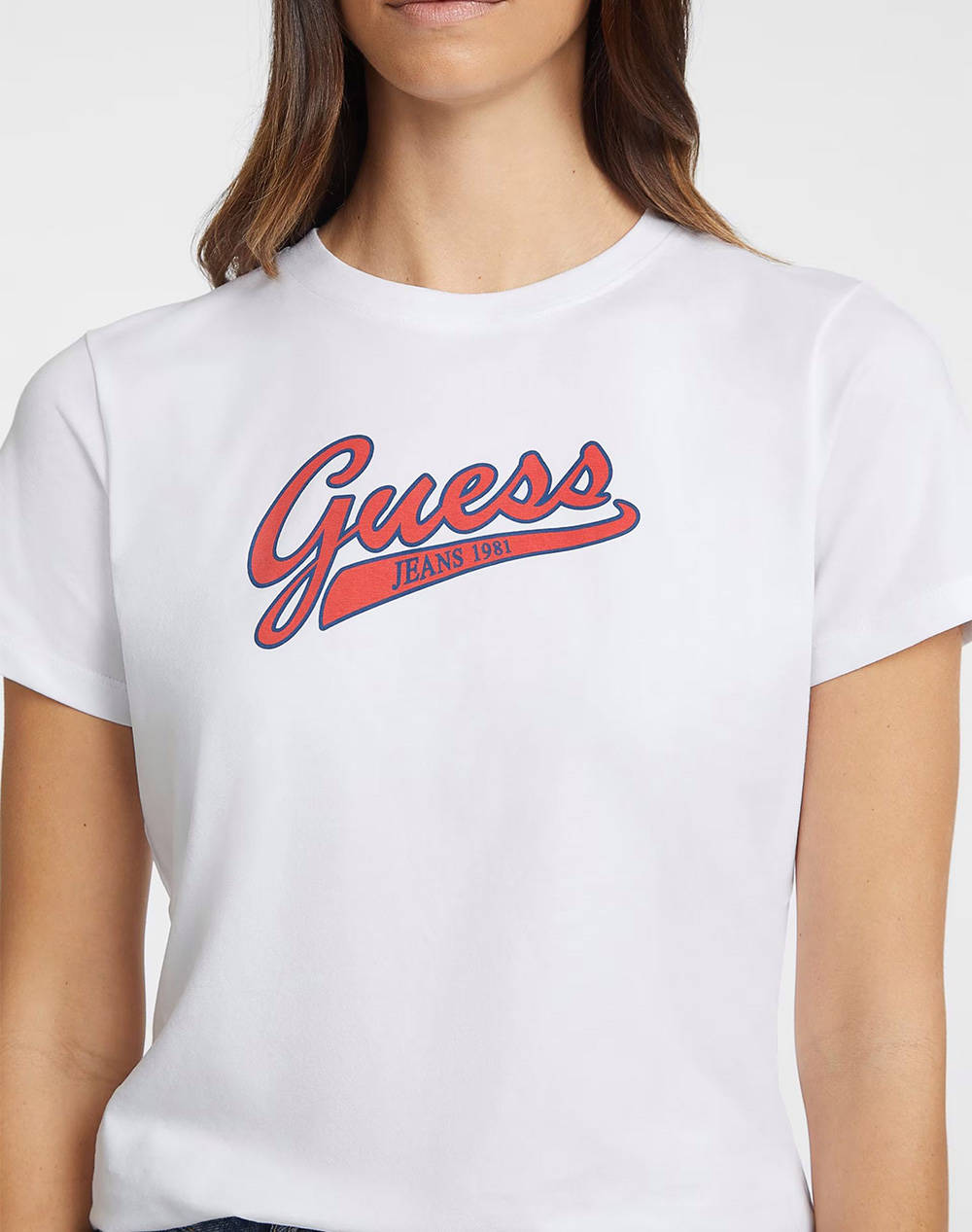 GUESS JEANS GJ SS CN REG SCRIPT TEE WOMENS T-SHIRT