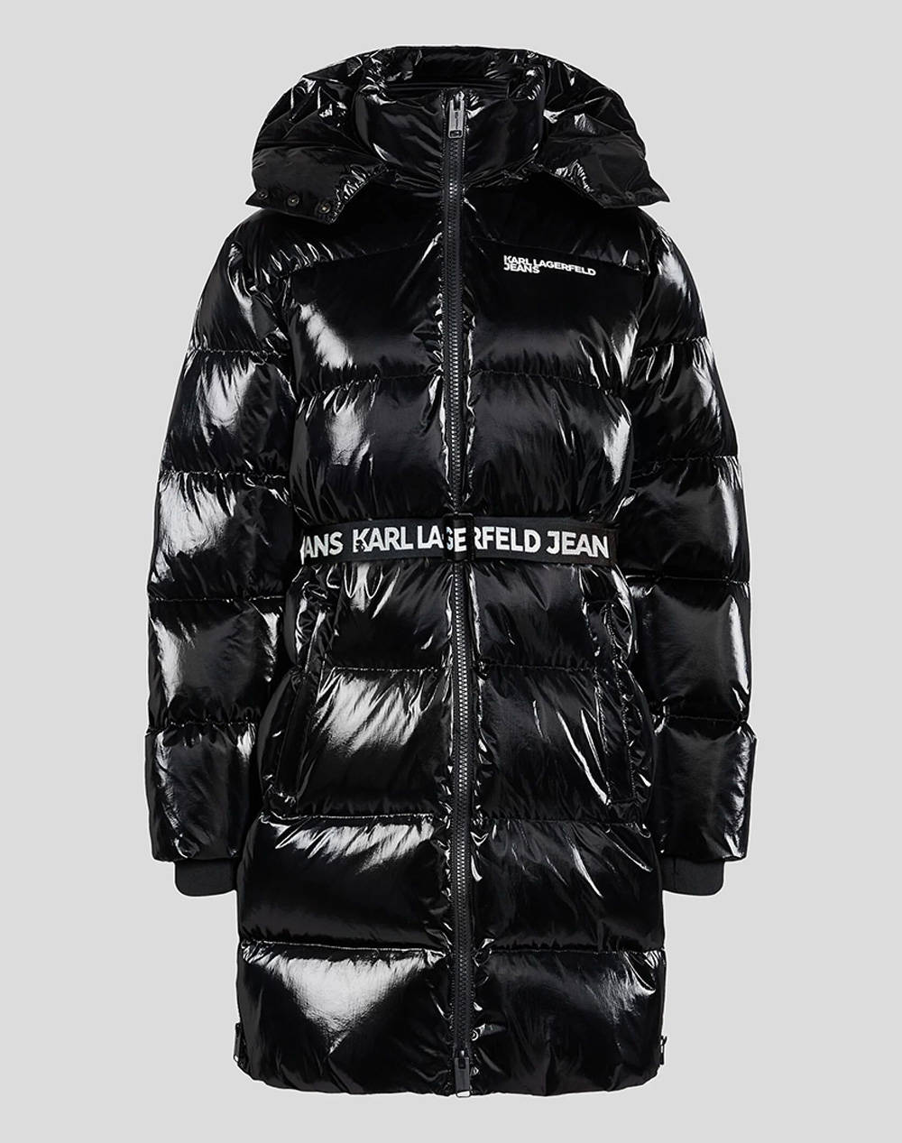 KARL LAGERFELD JEANS KLJ LONG BELTED PUFFER