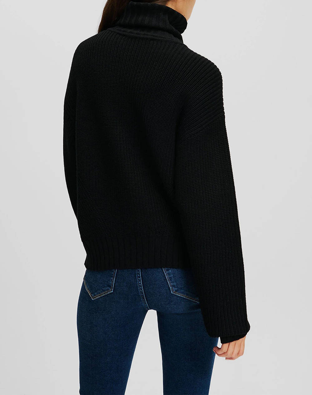 KARL LAGERFELD JEANS KLJ OVERSIZED ROLLNECK SWEATER