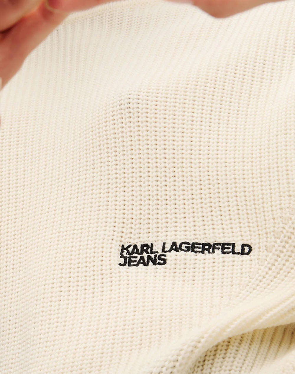 KARL LAGERFELD JEANS KLJ OVERSIZED ROLLNECK SWEATER