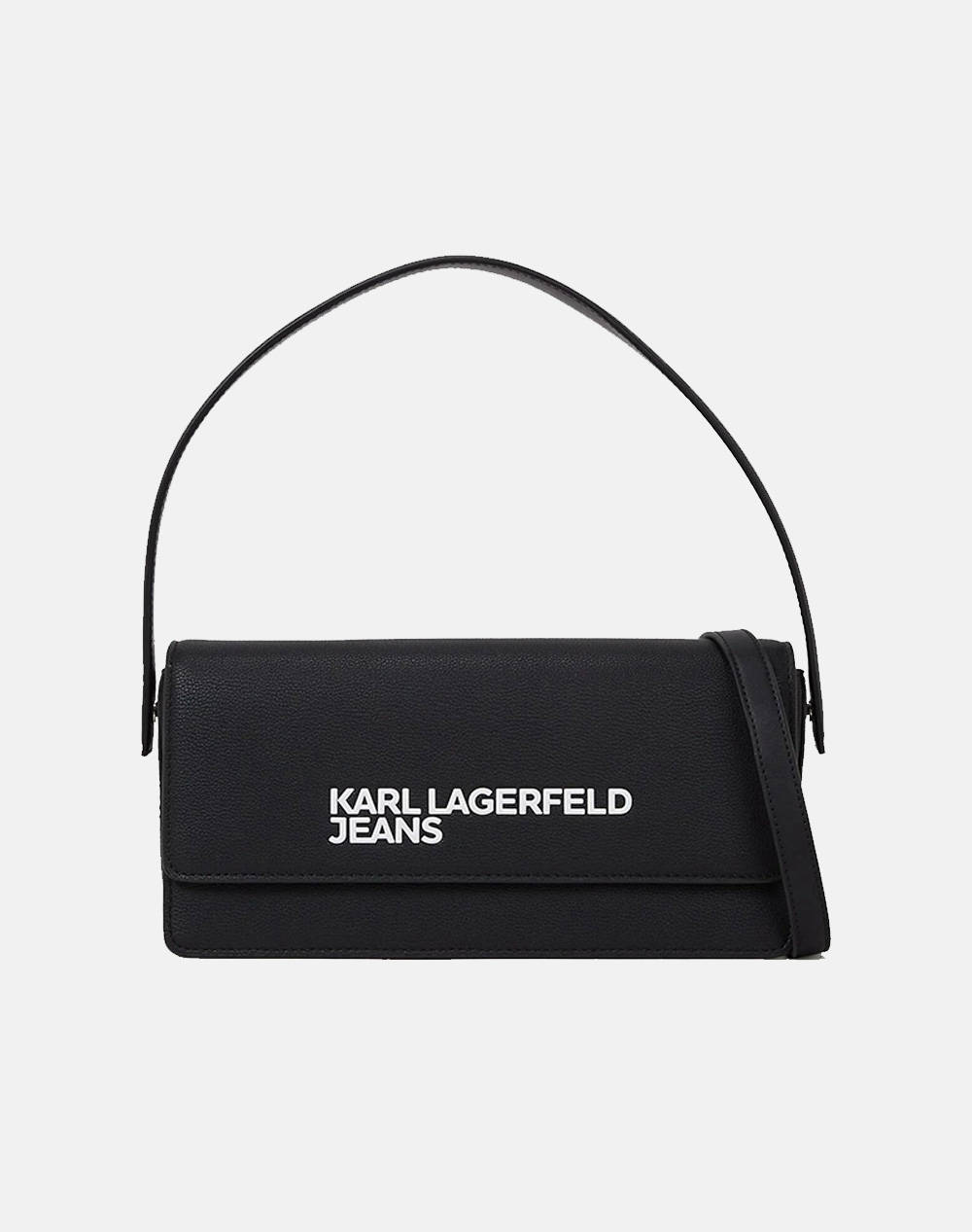 KARL LAGERFELD JEANS ESSENTIAL LOGO CROSSBODY (Размери: 7.5 x 27.5 x 13.5 см)