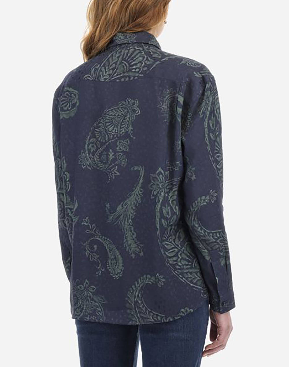 LA MARTINA РИЗА MM WOMAN L/S SHIRT PAISLEY POPLIN