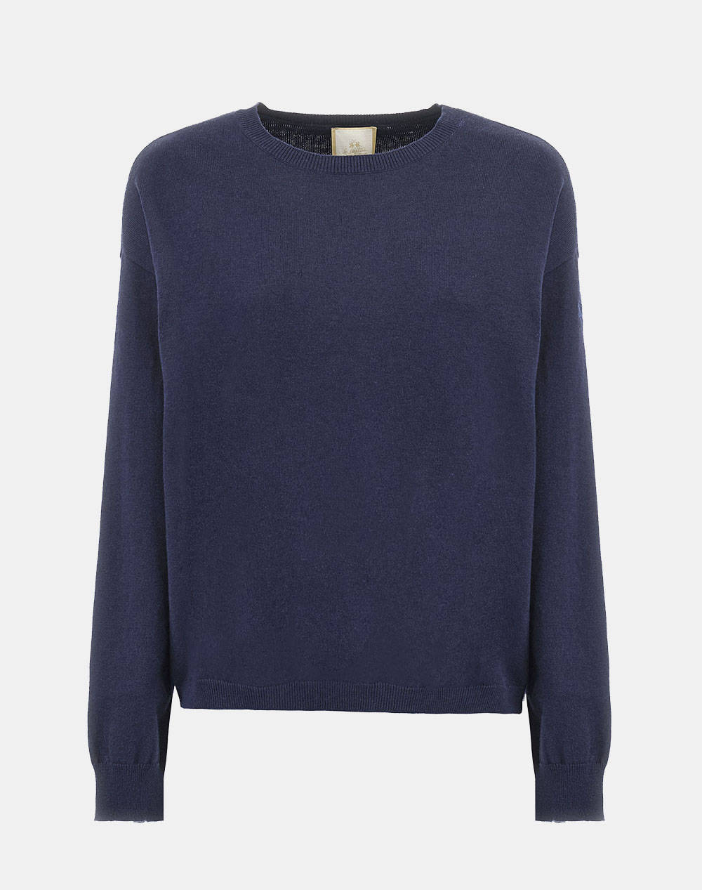 LA MARTINA БЛУЗА MMWOMAN TRICOT CREWNECK COTTON C