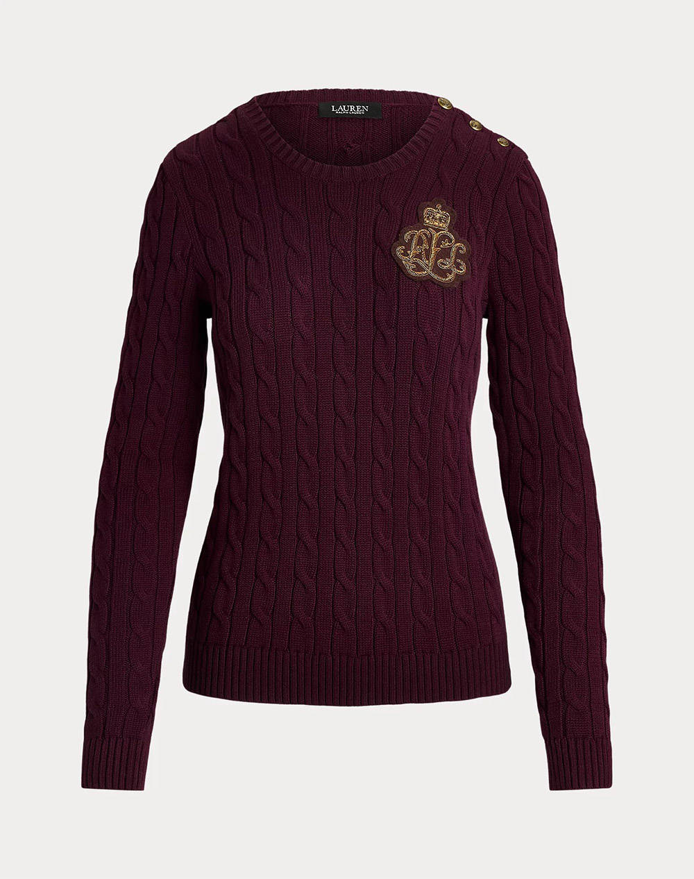 LAUREN RALPH LAUREN MONTIVA-LONG SLEEVE-PULLOVER