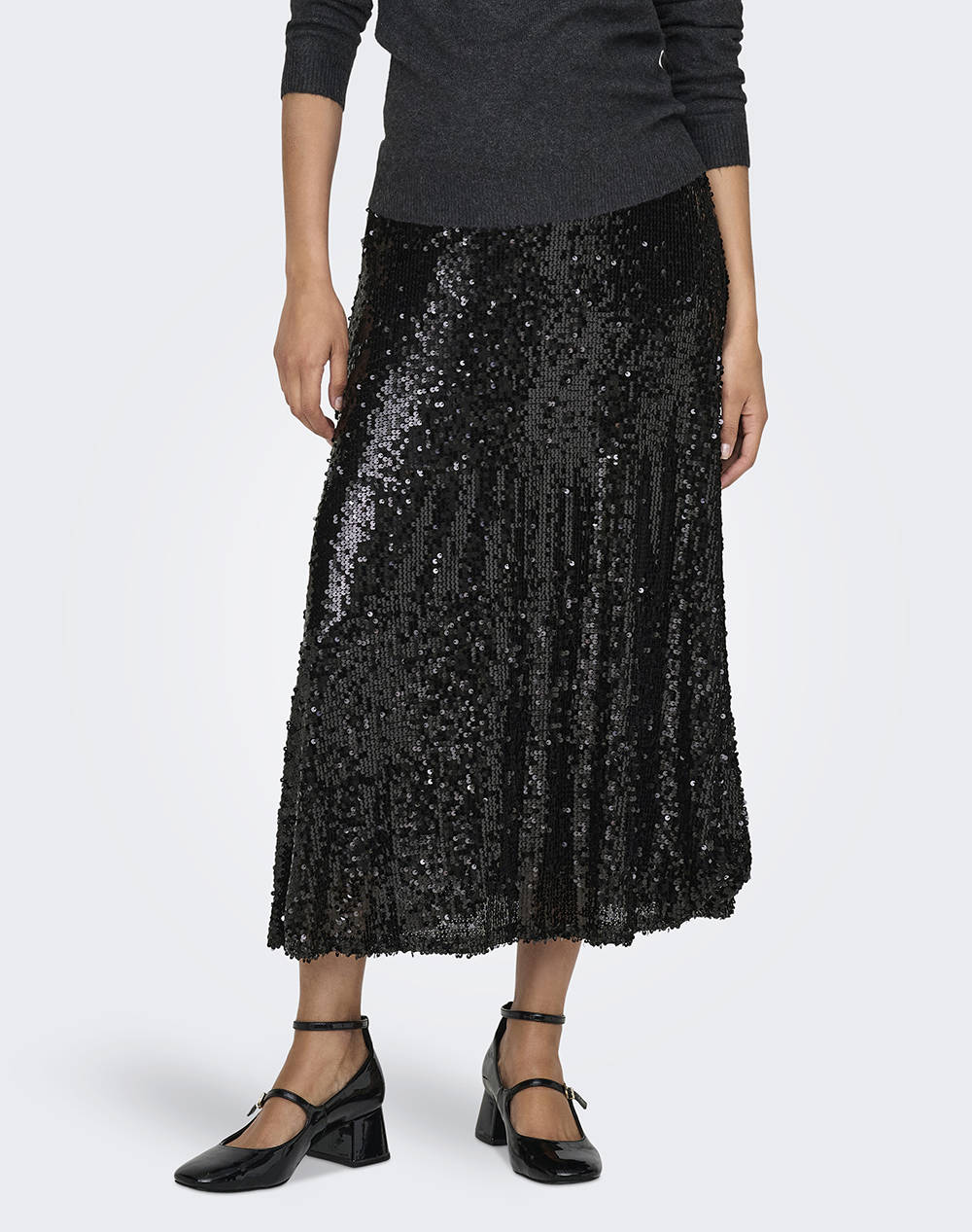 ONLY ONLCARIN SEQUINS A-SHAPE SKIRT WVN