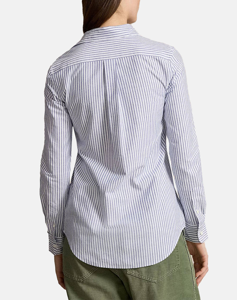 RALPH LAUREN LS BRKN ST-LONG SLEEVE-BUTTON FRONT SHIRT