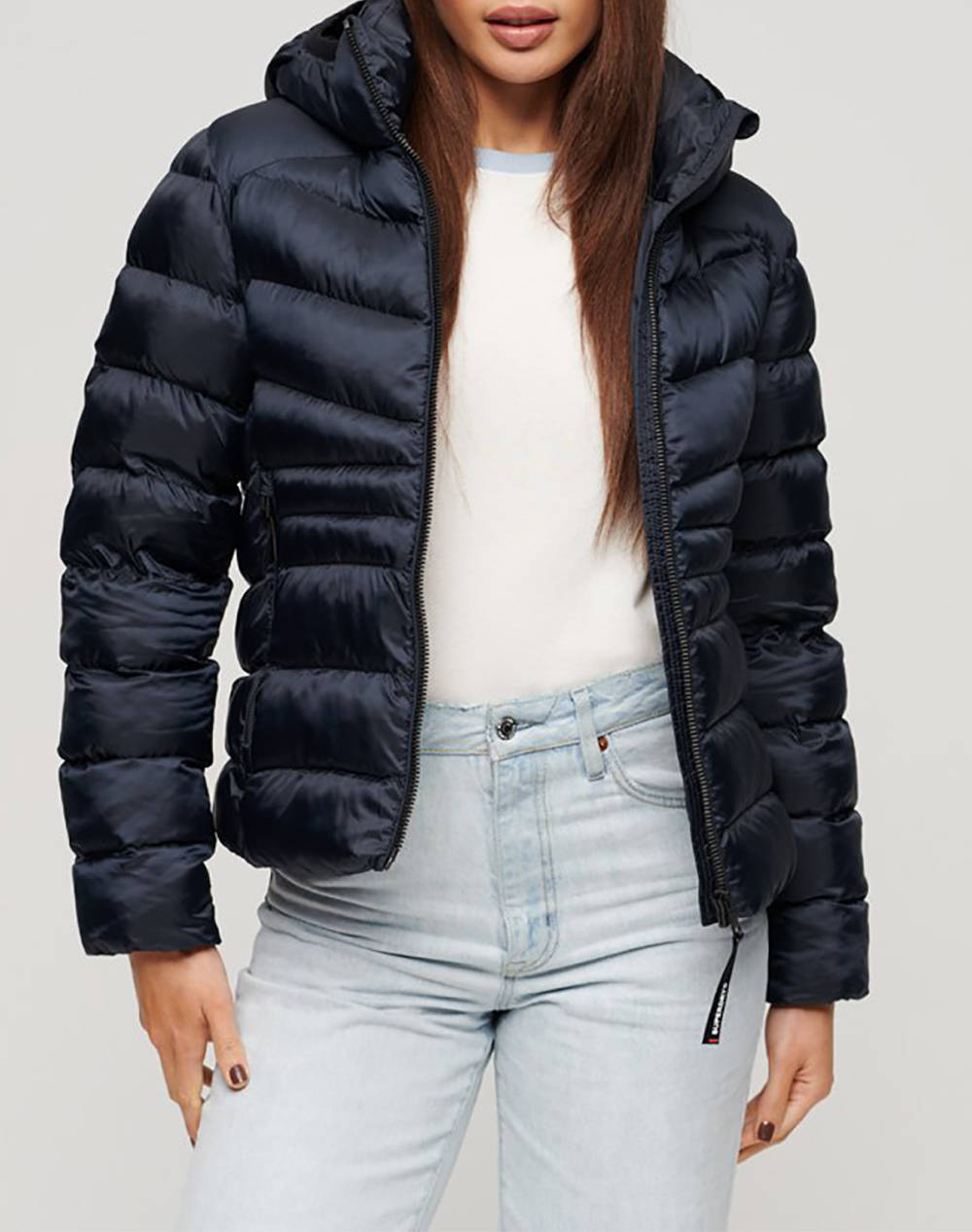 SUPERDRY D2 SDCD HOODED FUJI QUILT PADDED JKT ДАМСКО ЯКЕ