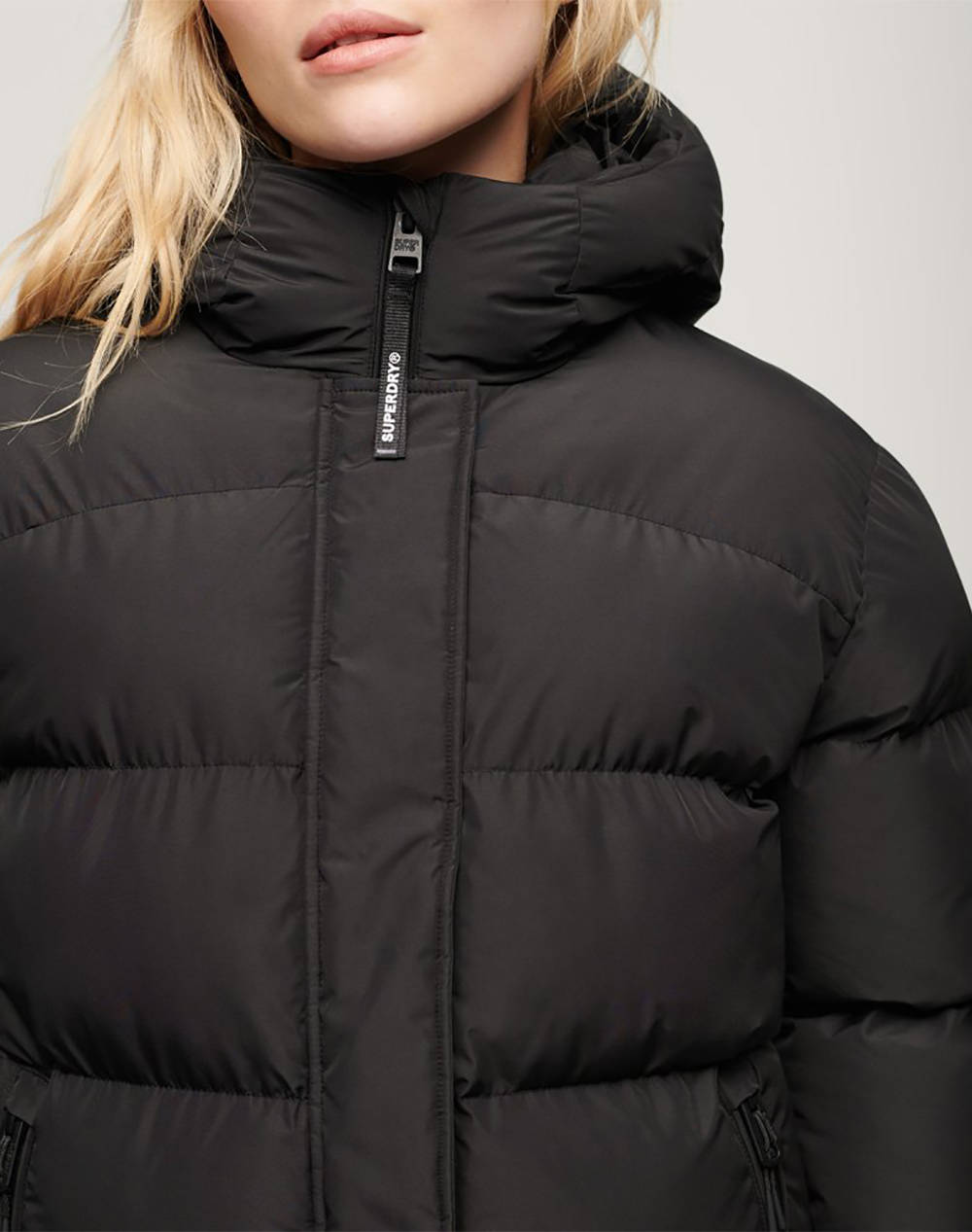 SUPERDRY D2 SDCD HOODED SPORTS PUFFER MID JKT ДАМСКО ЯКЕ