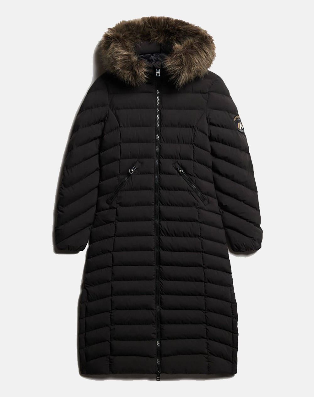 SUPERDRY D2 OVIN FUJI FAUX FUR HOODED LONGLINE ДАМСКО ЯКЕ