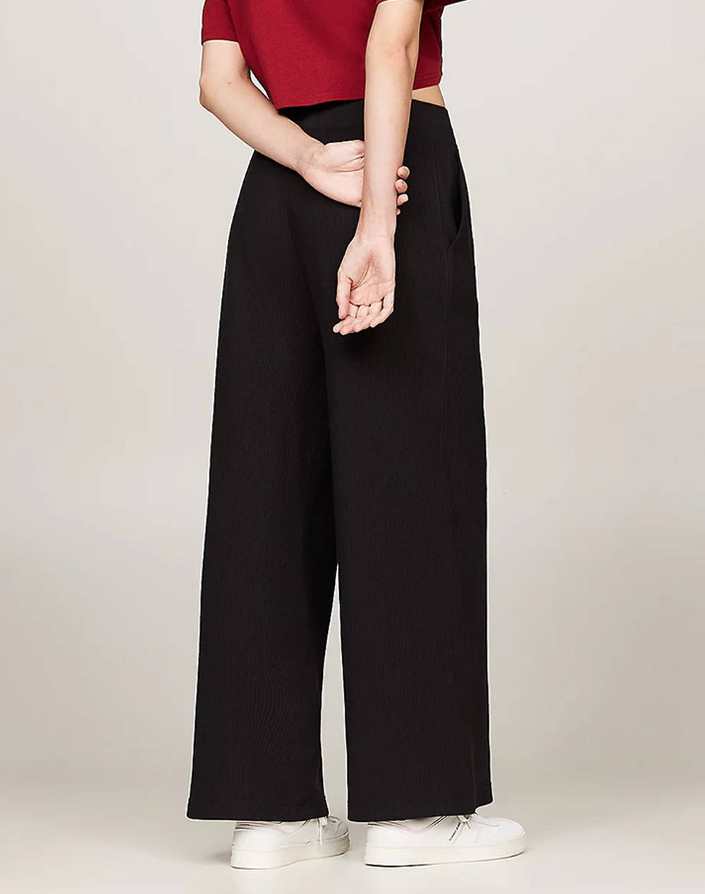 TOMMY JEANS TJW OTTOMAN PLEATED SWEATPANT