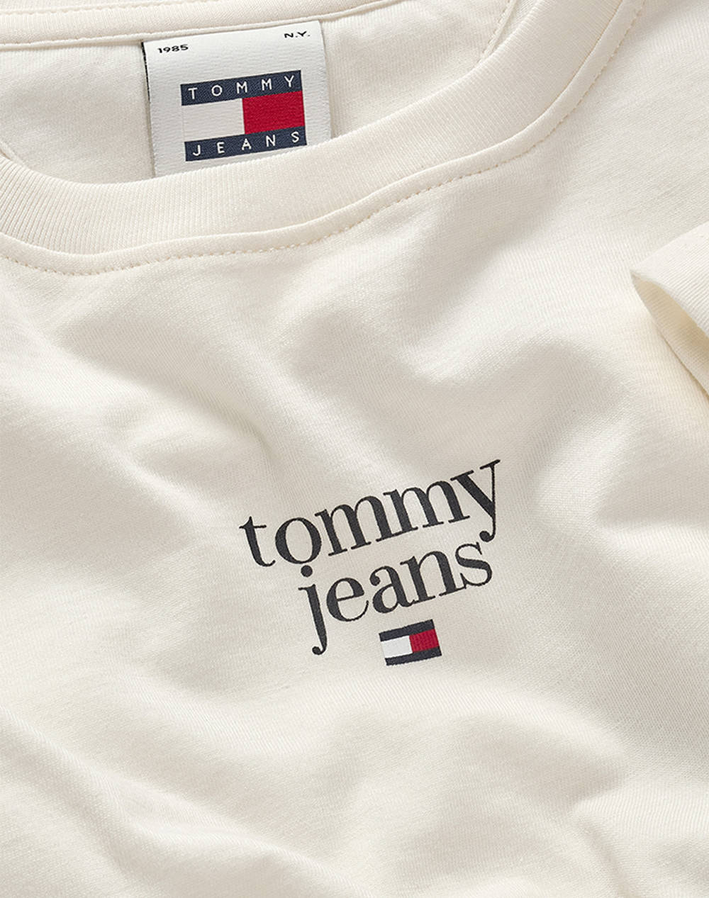 TOMMY JEANS TJW SLIM ESSENTIAL LOGO1 TEE EXT