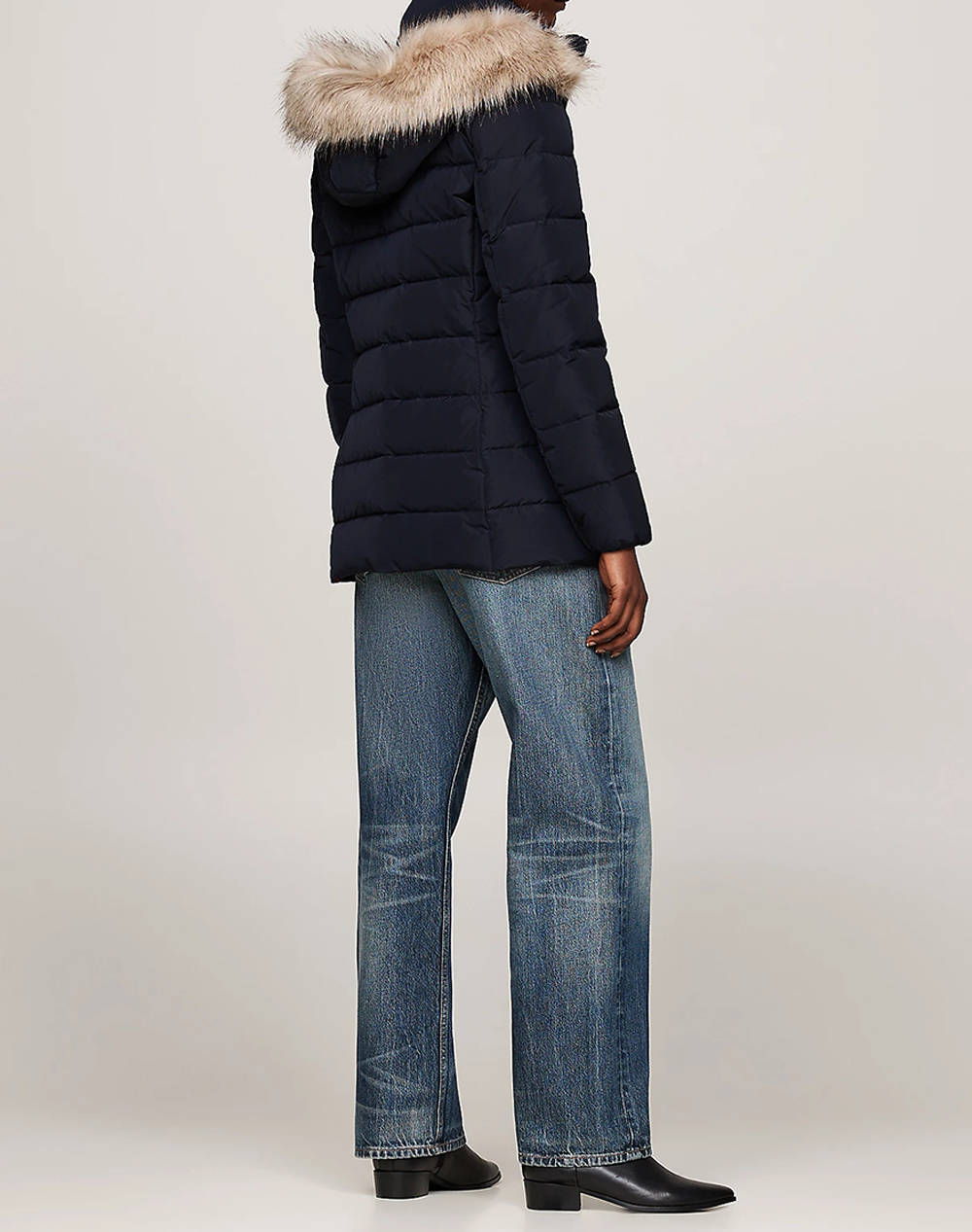 TOMMY HILFIGER HERITAGE DOWN TYRA JKT WITH FUR