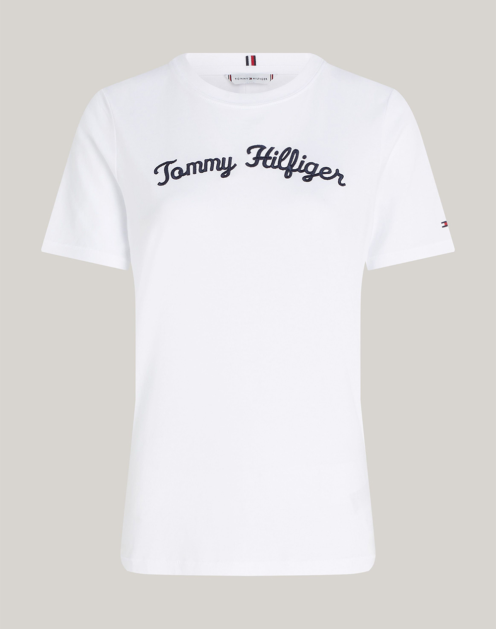 TOMMY HILFIGER REG SCRIPT C-NK SS