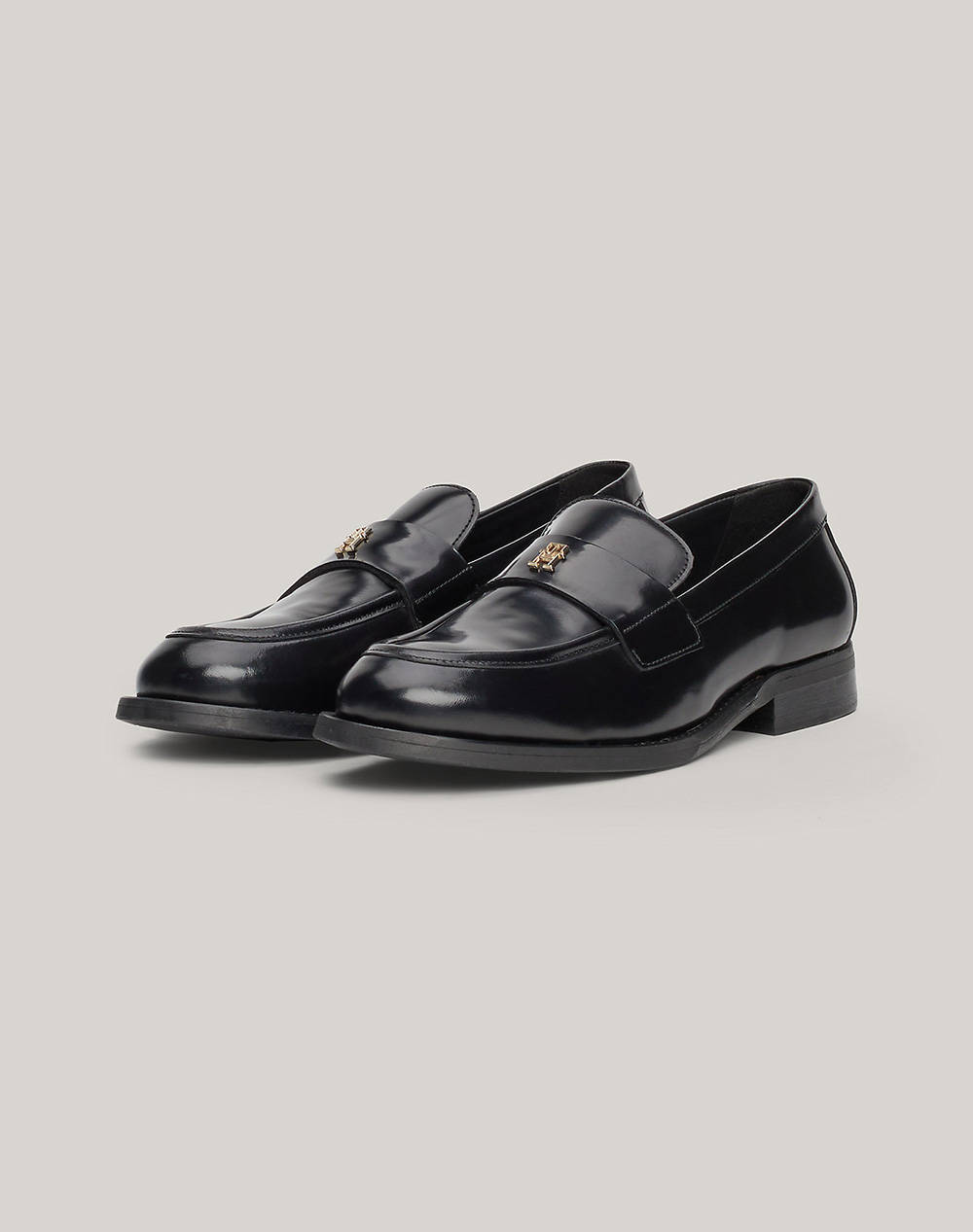 TOMMY HILFIGER PARTY ABRASIVATO LEATHER LOAFER