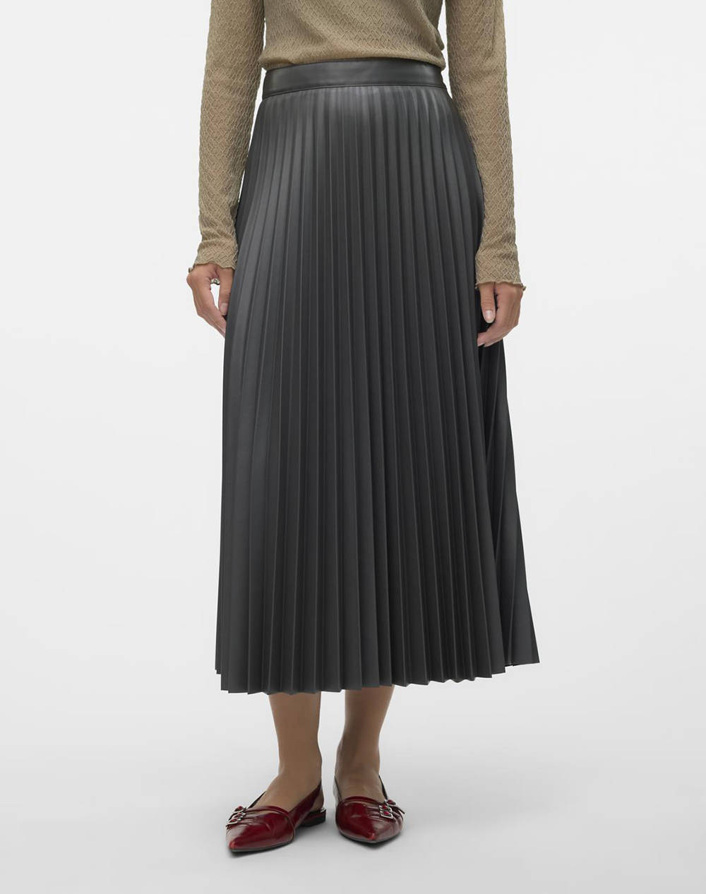 VERO MODA VMBELLAHOLLY HW 7-8COATED SKIRT