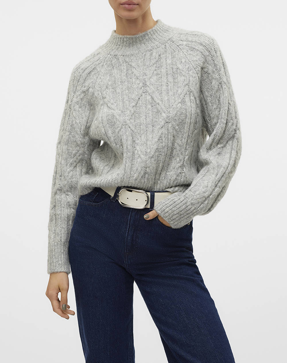 VERO MODA VMBAILY LS HIGHNECK PULLOVER GA