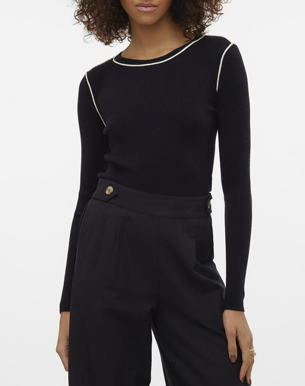 VERO MODA VMKARA LS O-NECK PULLOVER GA BOO