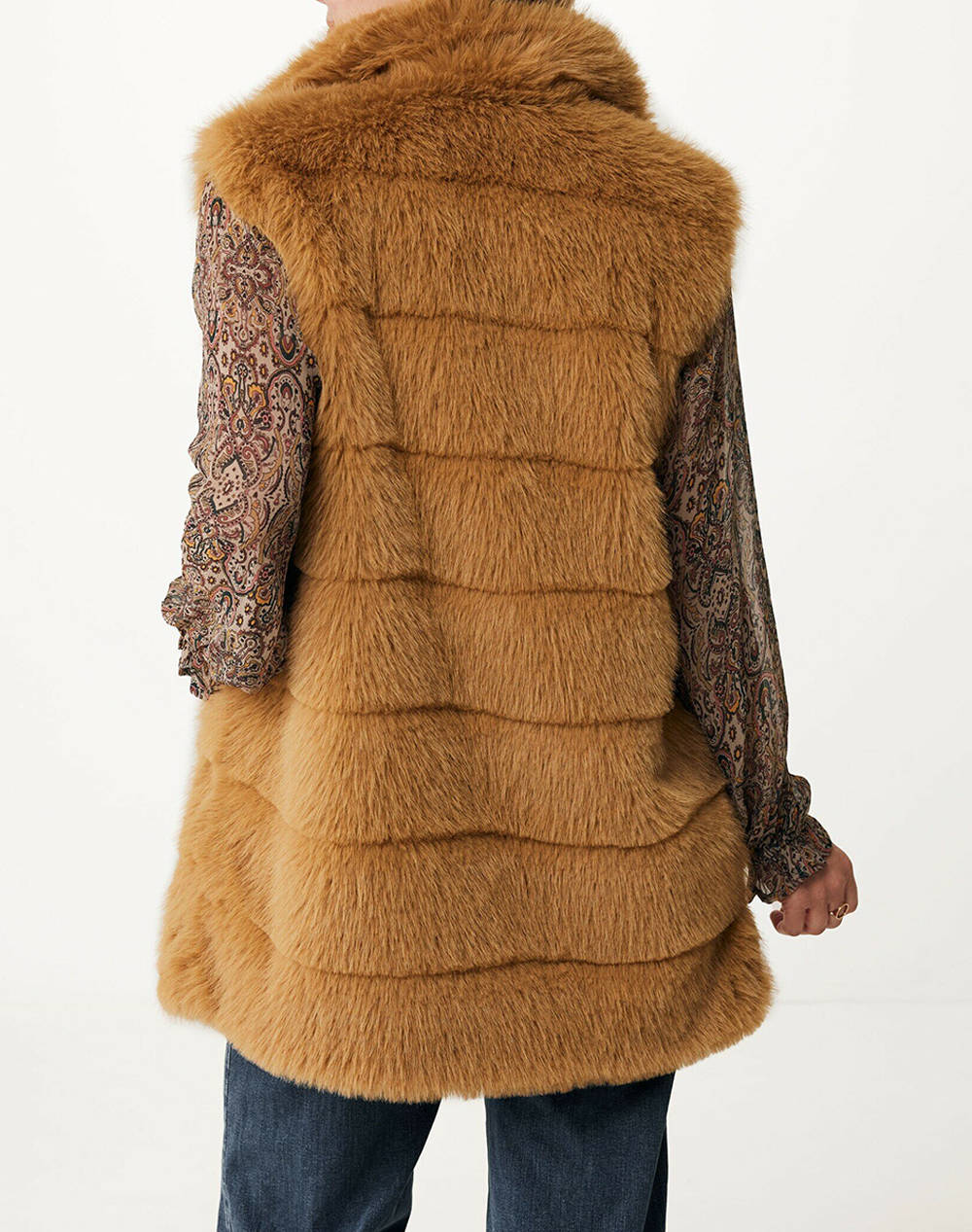 MEXX Fake fur waistcoat