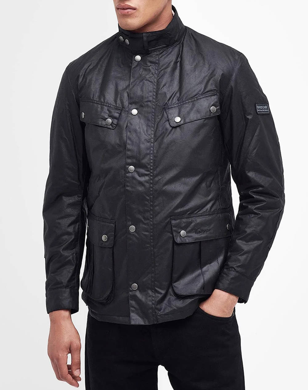 BARBOUR INTERNATIONAL DUKE WAX JACKET ЯКЕ