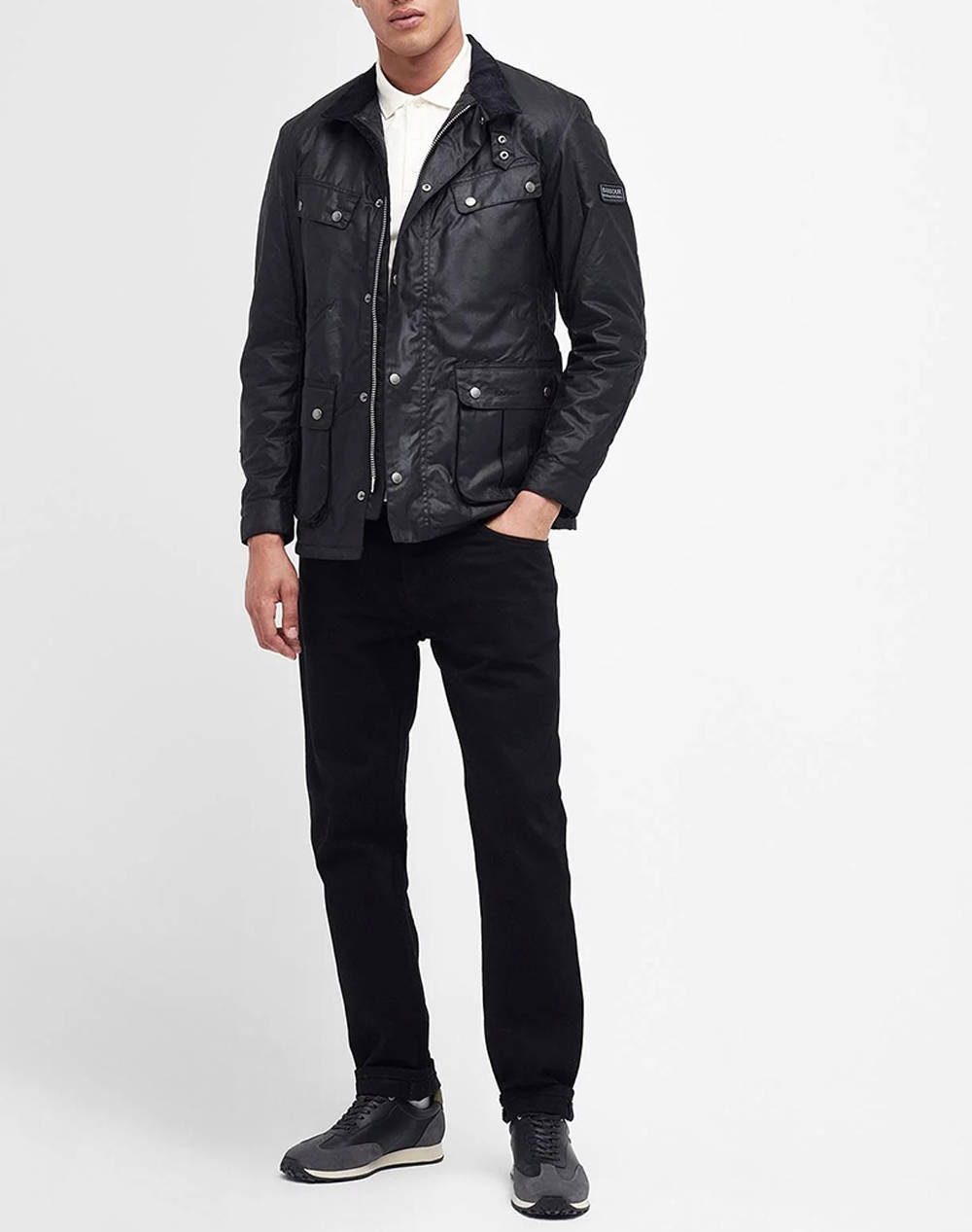 BARBOUR INTERNATIONAL DUKE WAX JACKET ЯКЕ