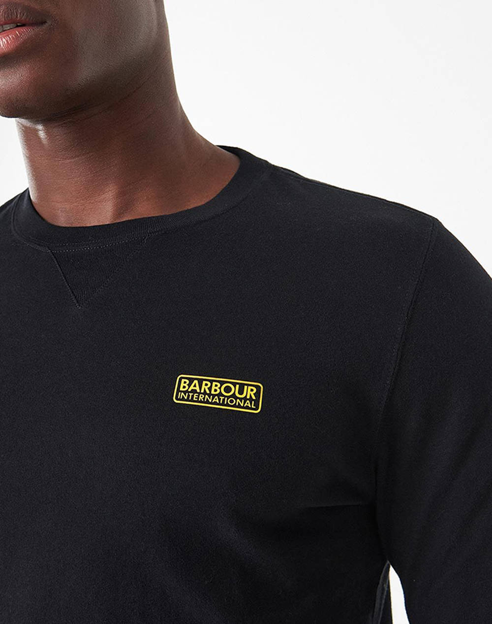 BARBOUR INTERNATIONAL L/S LOGO T-SHIRT БЛУЗА T-SHIRT ΜΜ