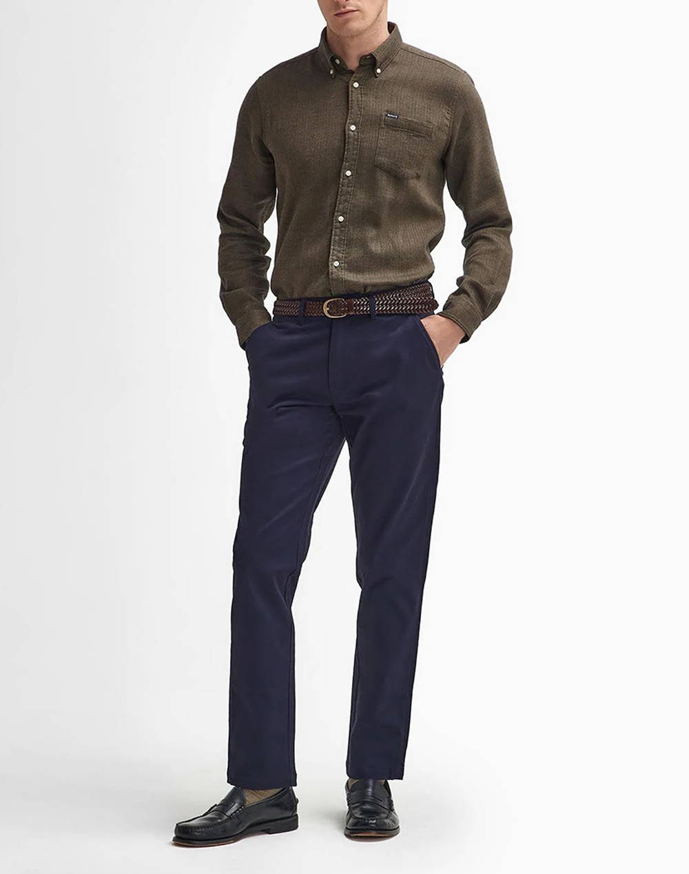 BARBOUR SUEDED SATEEN TAILORED FIT TROUSER ПАНТАЛОНИ