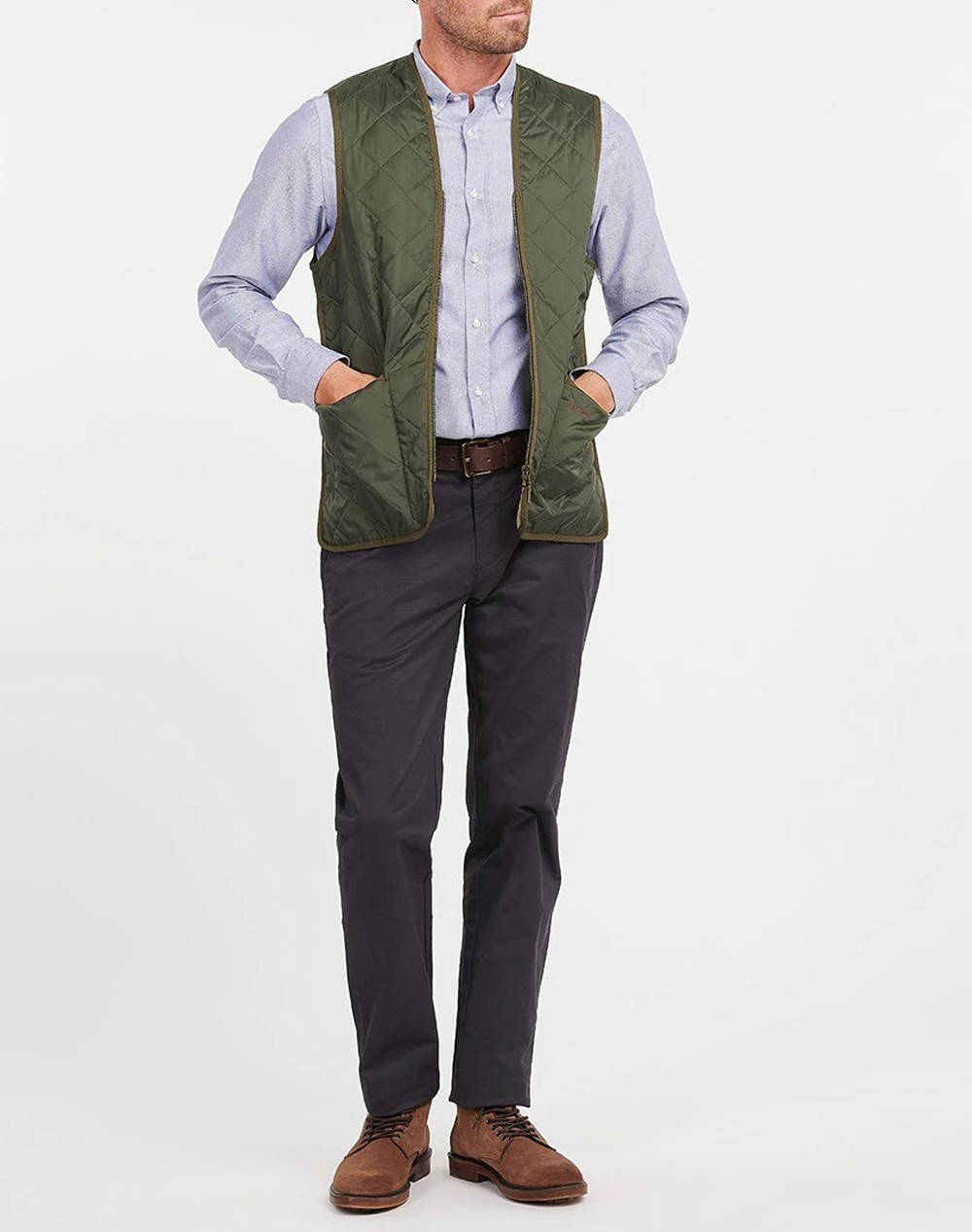 BARBOUR QUILTED WAISTCOAT/ZIP-IN LINER ЯКЕ