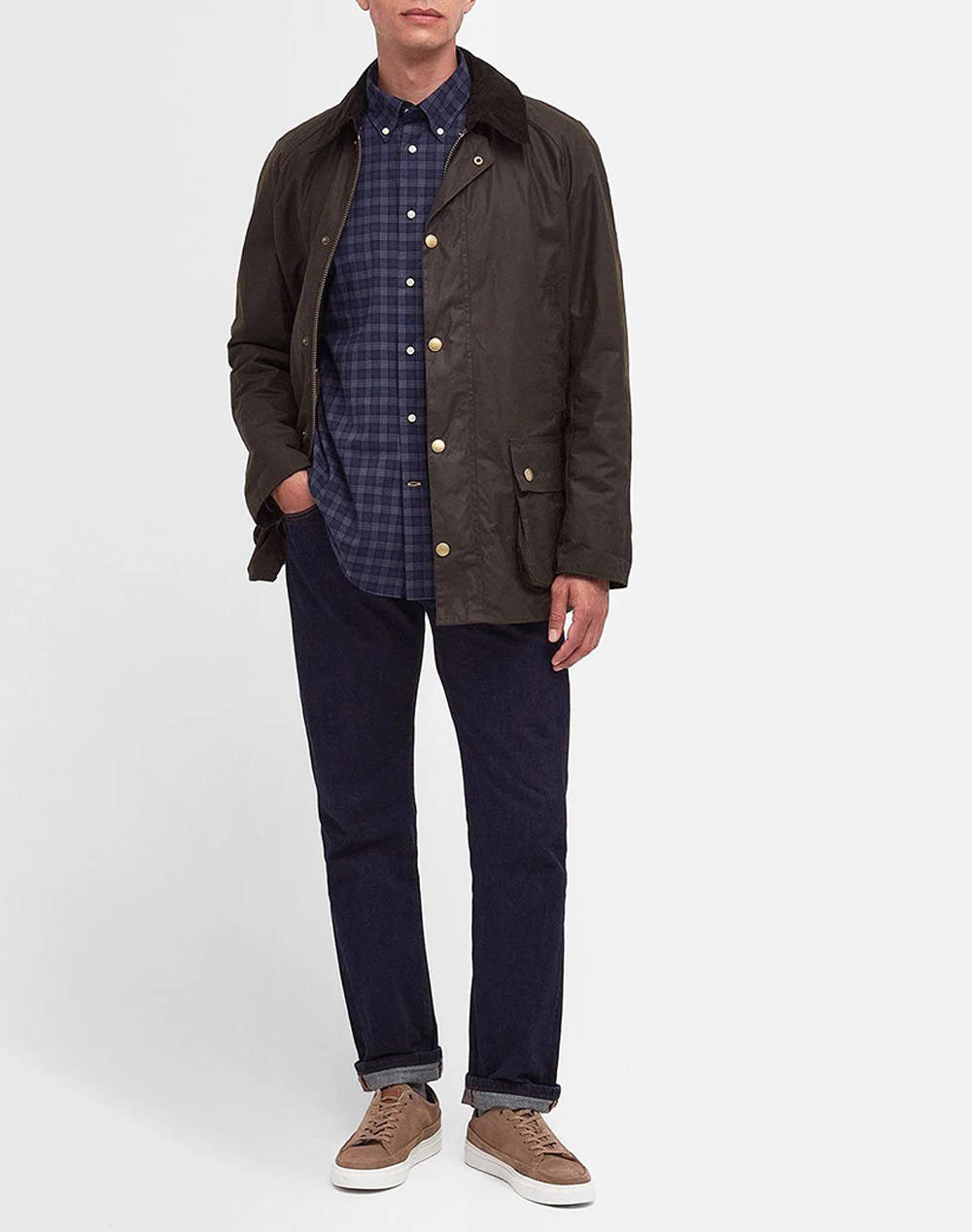 BARBOUR ASHBY WAX JACKET ЯКЕ WAX