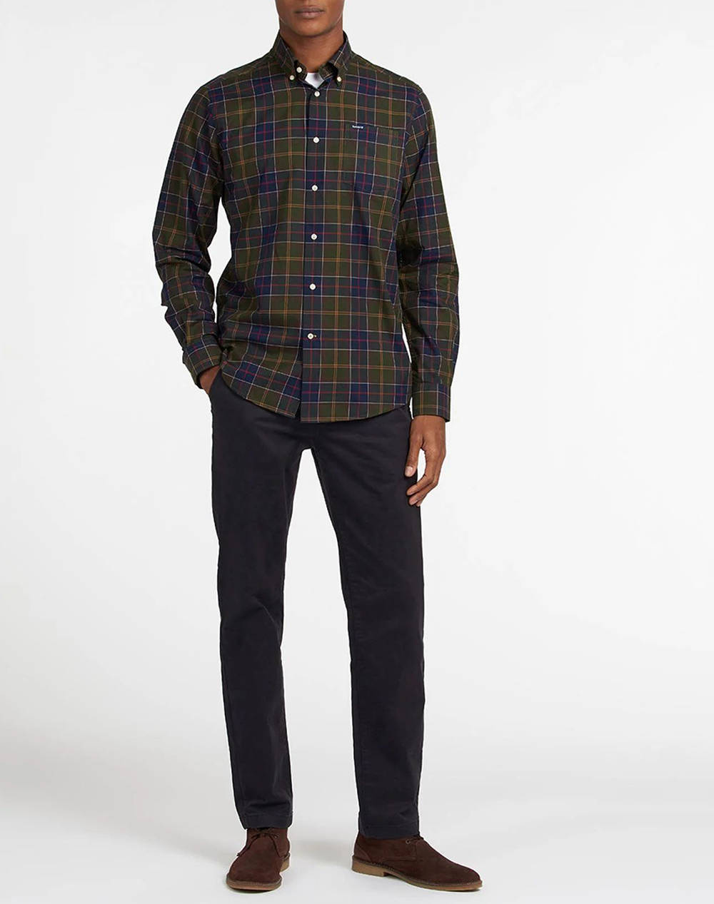 BARBOUR WETHERAM TAILORED TARTAN SHIRT РИЗА Μ/Μ