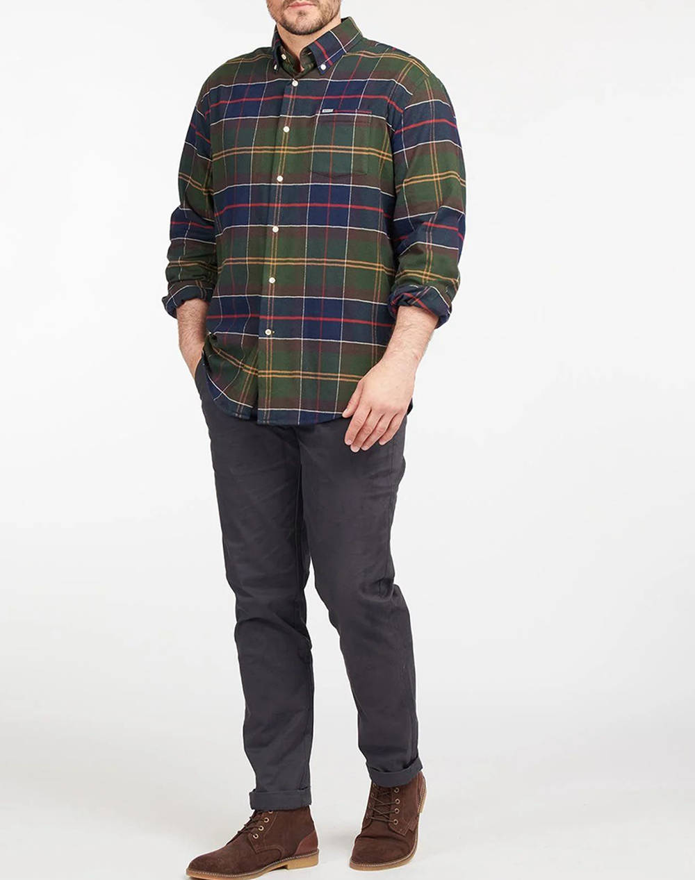 BARBOUR HOGSIDE REGULAR TARTAN SHIRT РИЗА Μ/Μ