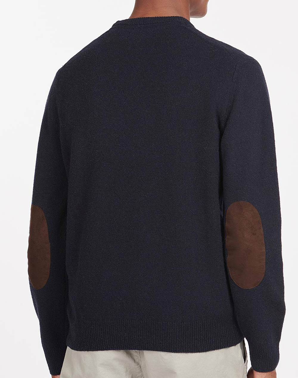 BARBOUR ESSENTIAL PATCH CREW NECK SWEATER ПУЛОВЕР