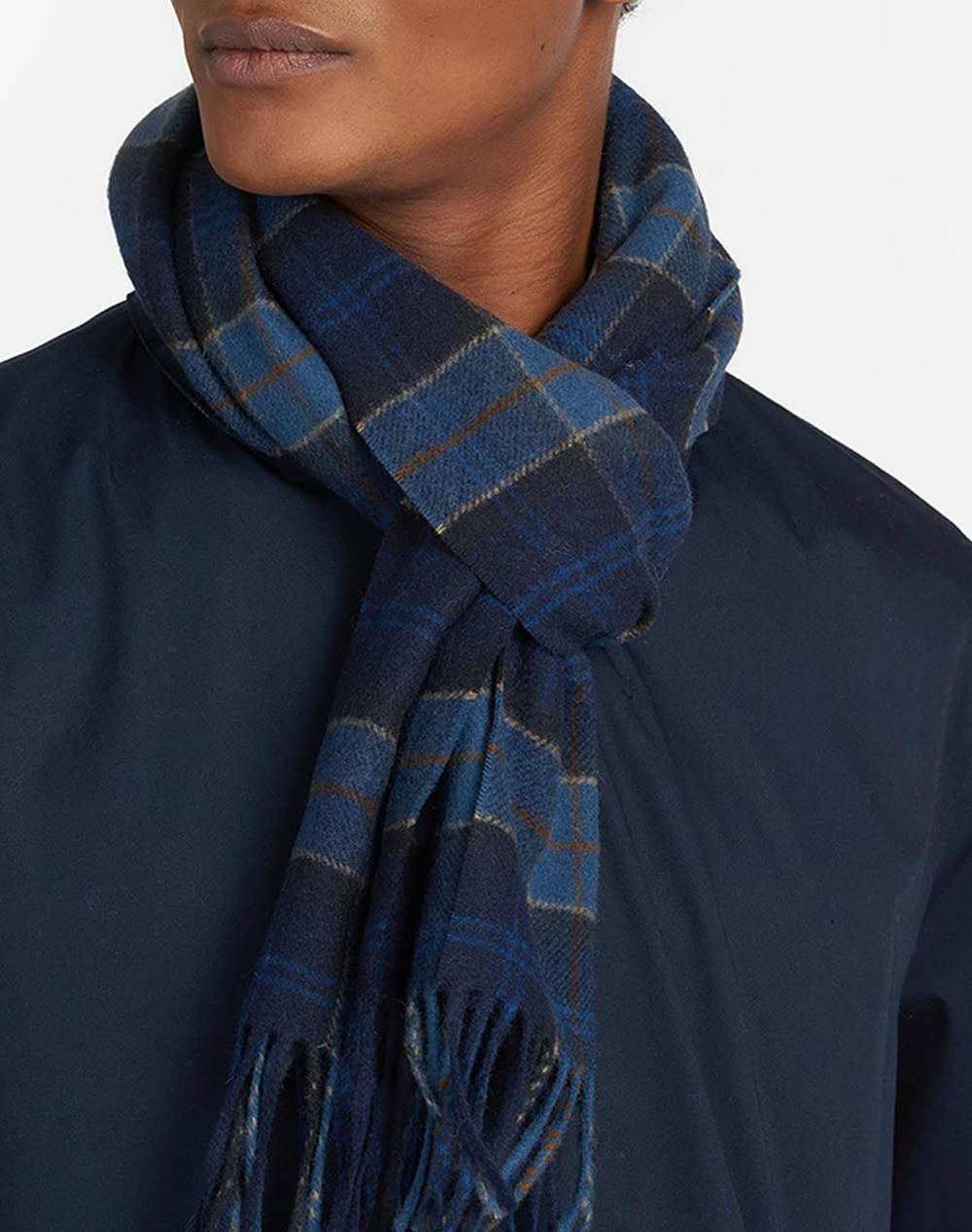 BARBOUR TARTAN LAMBSWOOL SCARF ШАЛ