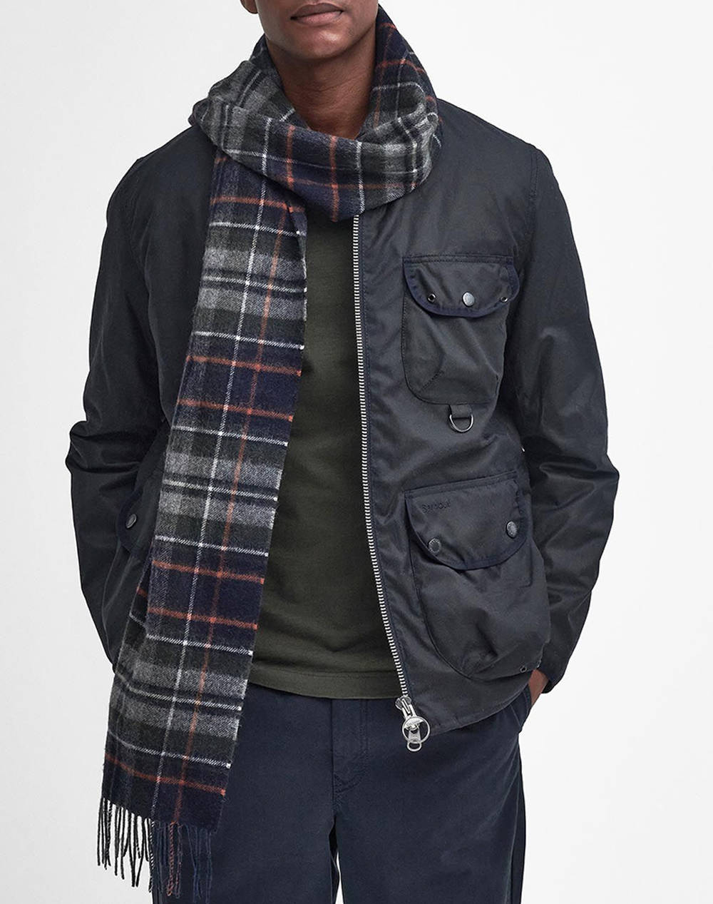 BARBOUR NEW CHECK TARTAN SCARF ШАЛ