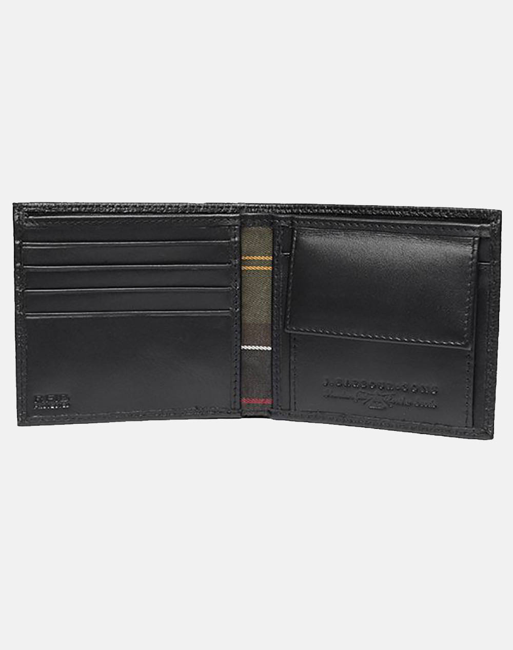 BARBOUR LOGO LEATHER BILLFOLD WALLET ПОРТФЕЙЛ (Размери: 11 x 10 см.)