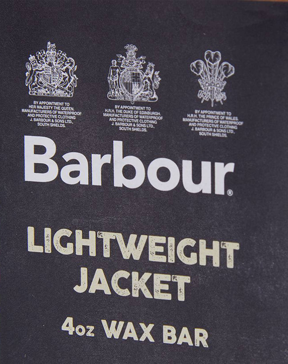 BARBOUR LIGHT WEIGHT JACKET WAX BAR Wax bar